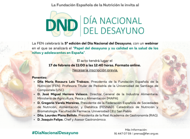 Jornada Día Nacional del Desayuno 2022