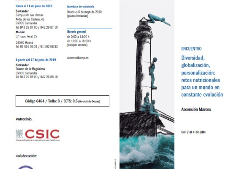 Encuentro Diversidad,globalización,personalización.Retos nutricionales para un mudo en constante evolución