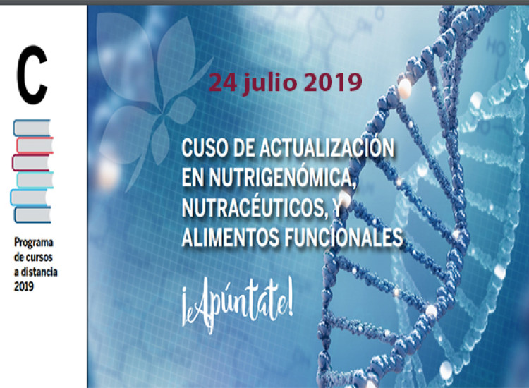 Curso de actualización en nutrigenómica, nutracéuticos y alimentos funcionales