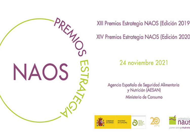 Entrega de los XIII y XIV Premios Estrategia NAOS de la AESAN
