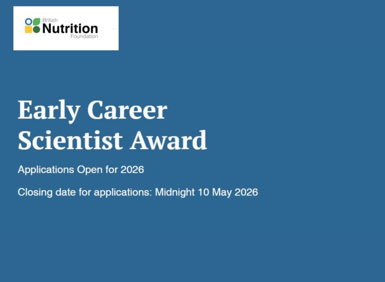 British Nutrition Foundation Drummond Early Career Scientist Award 2026